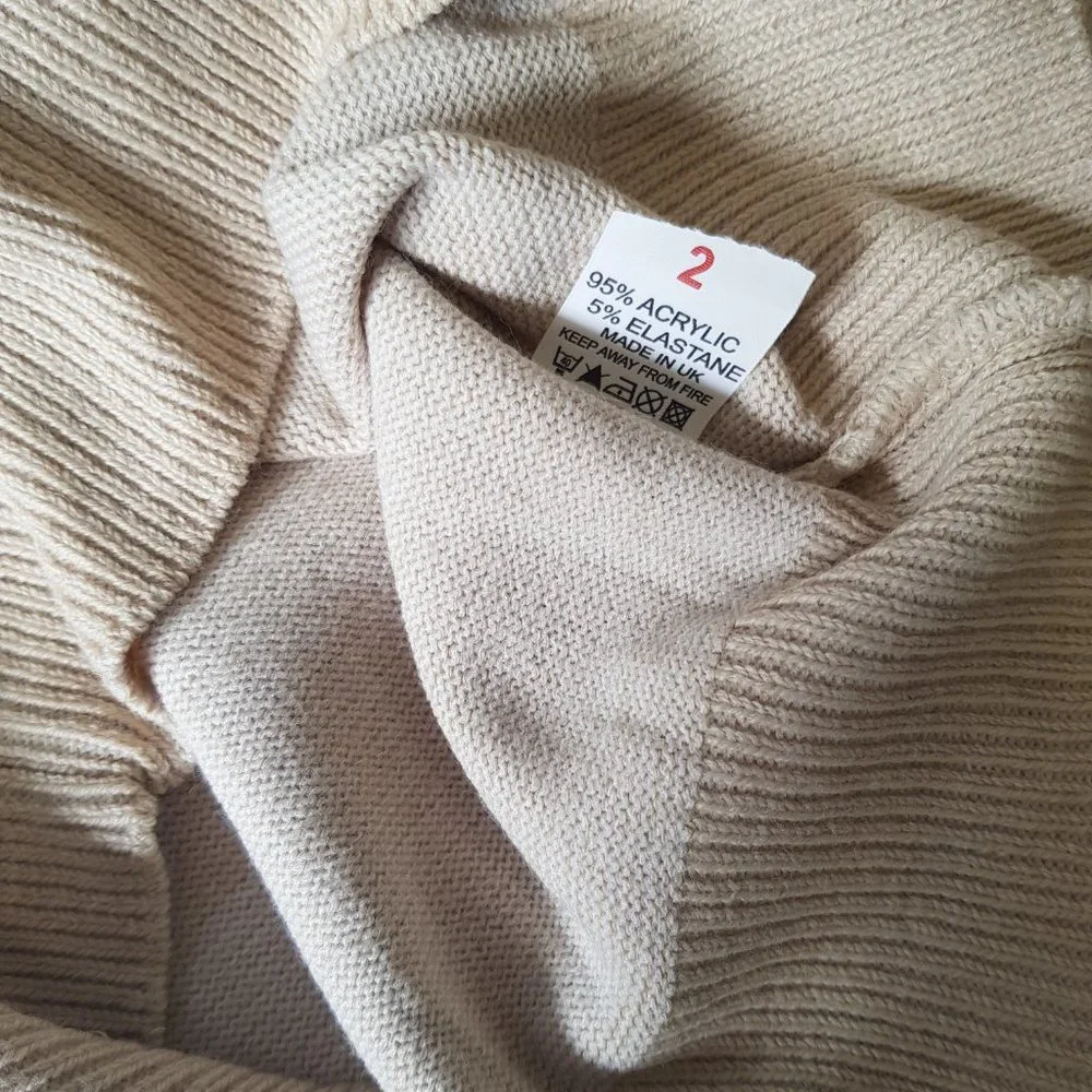 Beige Knit Short And Tee Set Soft Stretch Shorts And T-shirt Coordinates - Picture 9 of 15